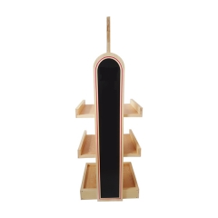 Pine wood display rack