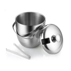 Stainless steel ice bucket