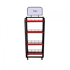 Pop Sales Retail Metal Marketing Food Candy Drink Bottle Racks Display Wire Shelves Snack Display Rack