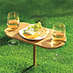 Bamboo red wine table