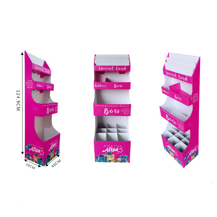 Corrugated Paper Display With Hooks
